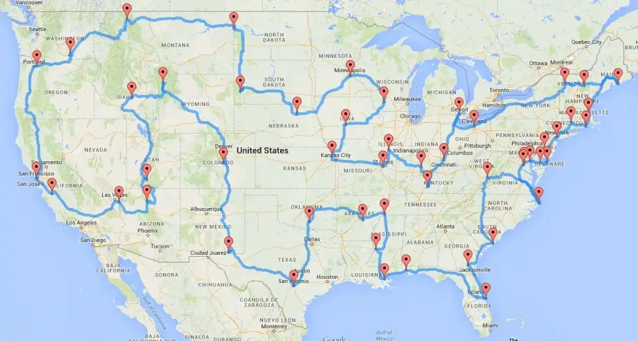 Go On an Epic Road Trip Through the USA: